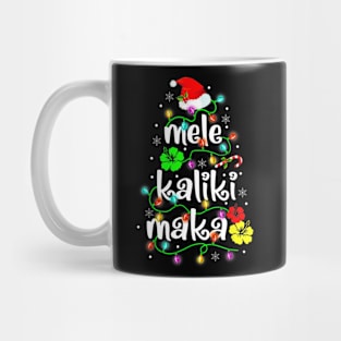 Mele Kalikimaka For Hawaiian Hawaii Christmas Mug